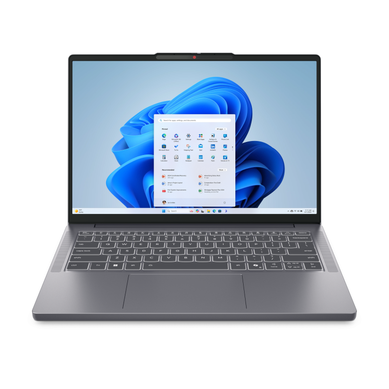 Laptop Consumer Lenovo IdeaPad Slim 3 14IRH10, cu procesor Intel Core i5 13420H, 14'' OLED, 16 GB DDR5, 512 GB, Intel UHD Graphics, Fara OS, 3 ani Garantie - imaginea 1