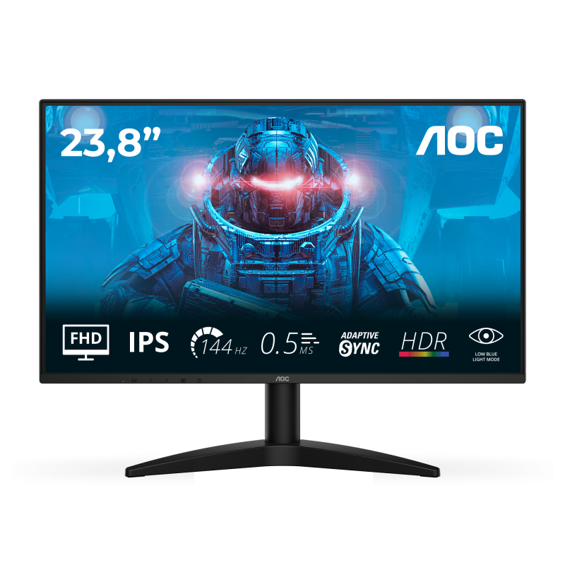 Monitor Gaming AOC 24B36X, 23.8", 1920 x 1080 pixeli, Black, 3 ani Garantie - imaginea 1
