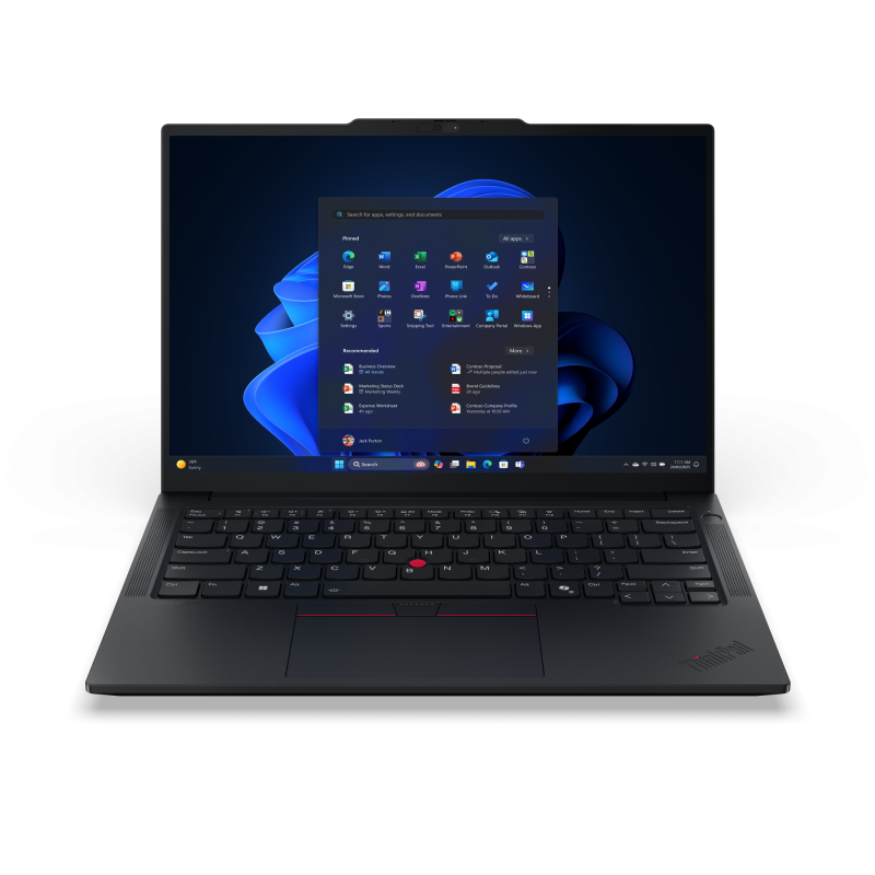 Laptop Business Lenovo ThinkPad E14 Gen 7, cu procesor Intel Core Ultra 5 135H, 14'' IPS, 16 GB DDR5, 512 GB SSD, Intel Arc Graphics, Fara OS, 3 ani Garantie - imaginea 1