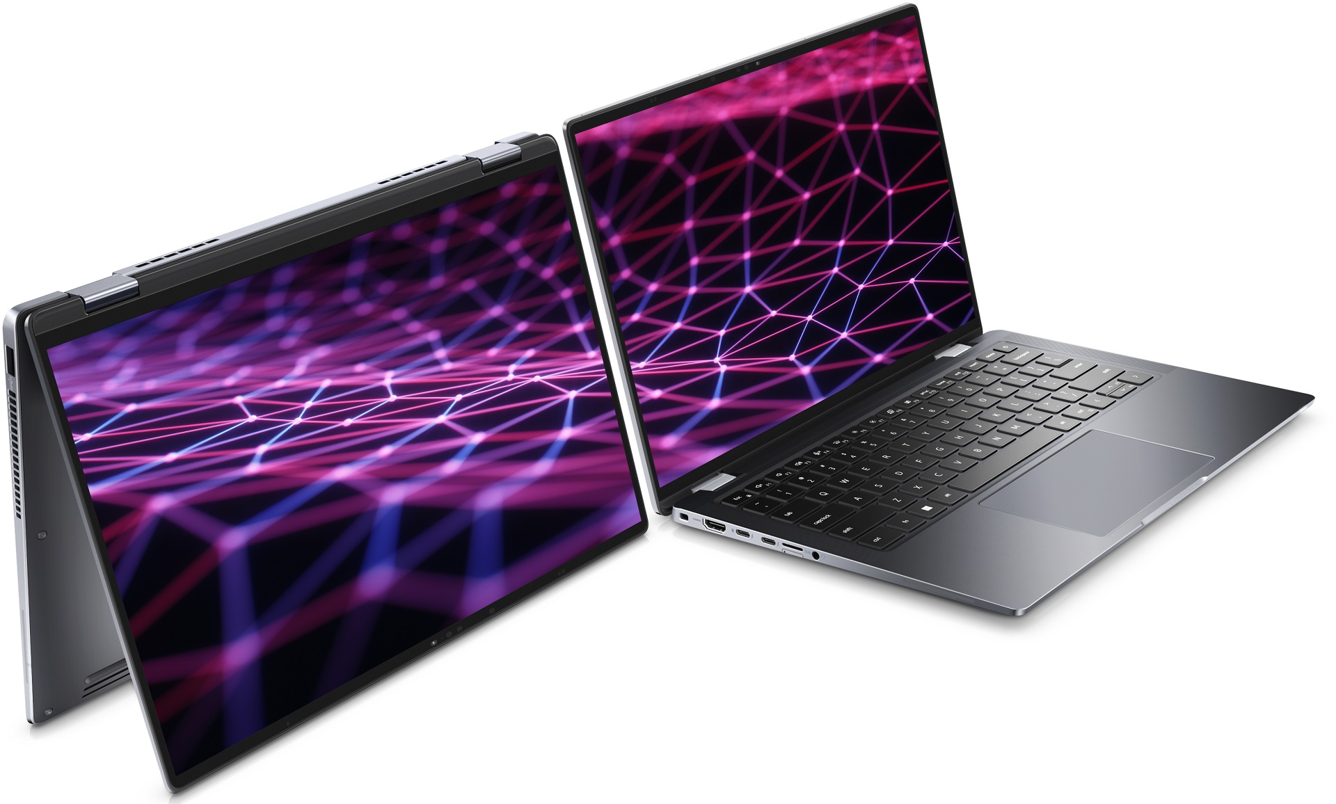 Laptop 2 in 1 Dell Latitude 9430, Intel Core i7 1265U 1.8 GHz up to 4.8 GHz, Intel Iris Xe Graphics, Wi-Fi, Bluetooth, WebCam, Display 14" 2560 by 1600 Touchscreen, 16 GB LPDDR5, 512 GB SSD M.2 NVMe, Fara Windows, 3 Ani Garantie, Premium - imaginea 4