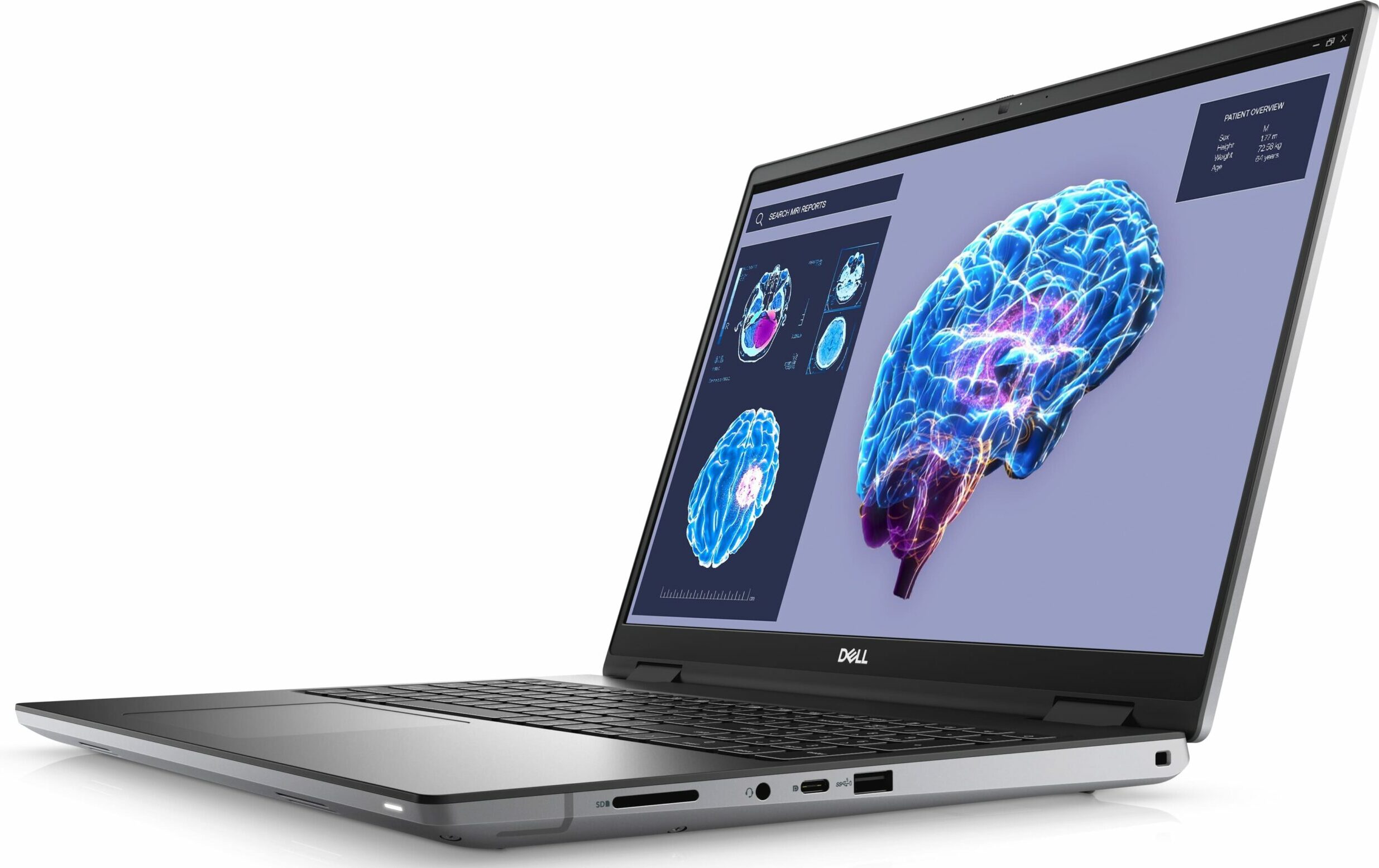 Laptop Dell Precision 7680, Intel Core i9 13950HX 2.2 GHz up to 5.5 GHz, nVidia RTX 2000 ADA 8 GB GDDR6, Tastatura QWERTY US Backlit, Wi-Fi, Bluetooth, WebCam, Display 16" 3840 by 2400 OLED Touchscreen, 64 GB DDR5, 2 TB SSD M.2 NVMe NOU; Windows 11 Pro; 3 Ani Garantie, Ca Nou - imaginea 5
