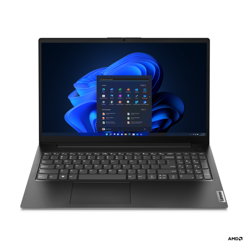 Laptop SMB Lenovo V15 G4 AMN, cu procesor AMD Ryzen 3 7320U, 15.6'' TN, 16 GB LPDDR5, 512 GB SSD, AMD Radeon 610M, Fara OS, 3 ani Garantie - imaginea 1