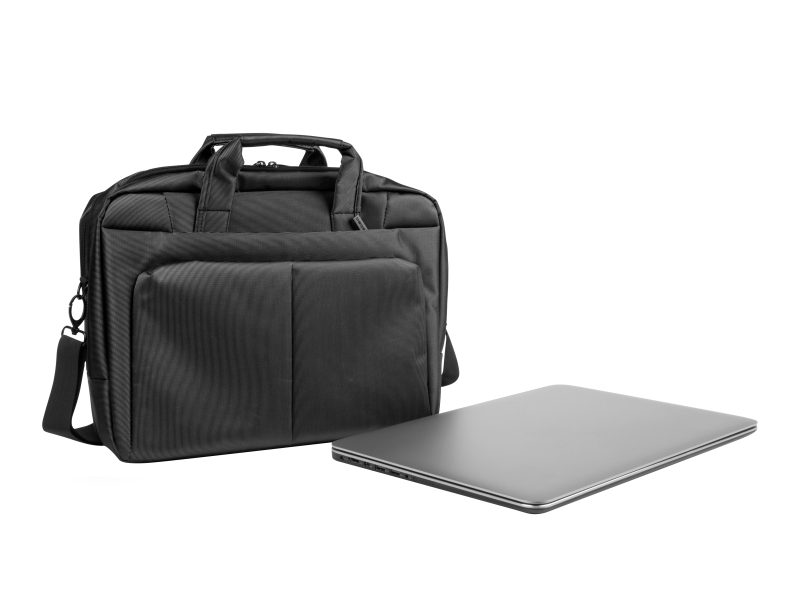 Geanta laptop NATEC Gazelle, negru, 2 ani garantie - imaginea 1