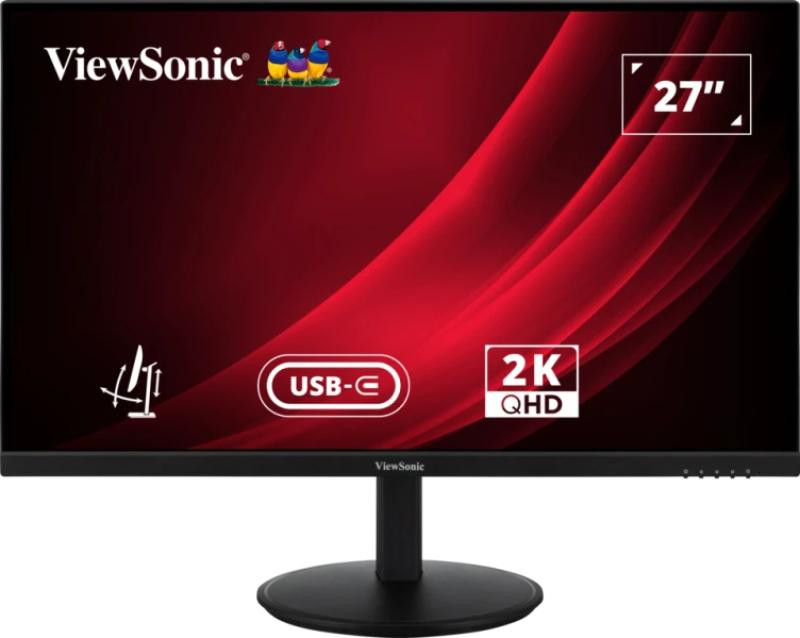 Monitor Consumer ViewSonic VG2709-2K-MHDU-2, 27", 2560 x 1440 pixeli, Black, 3 ani Garantie - imaginea 1