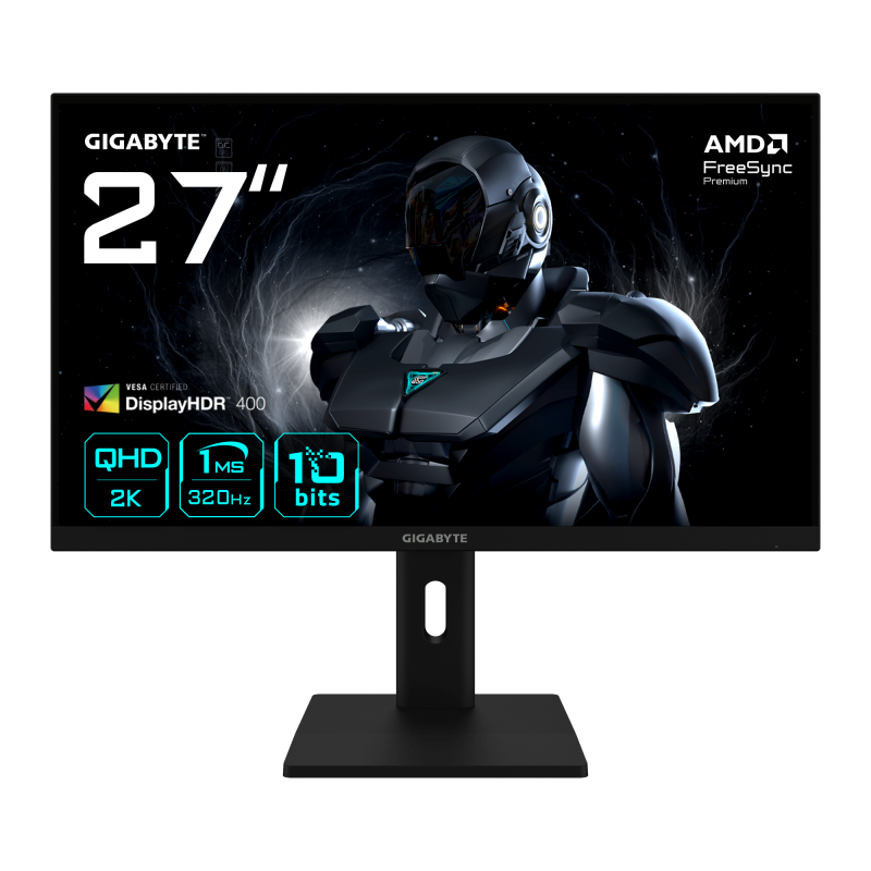 Monitor Gaming Gigabyte G27Q3, 27", 2560 x 1440 pixeli, Black, 3 ani Garantie - imaginea 1