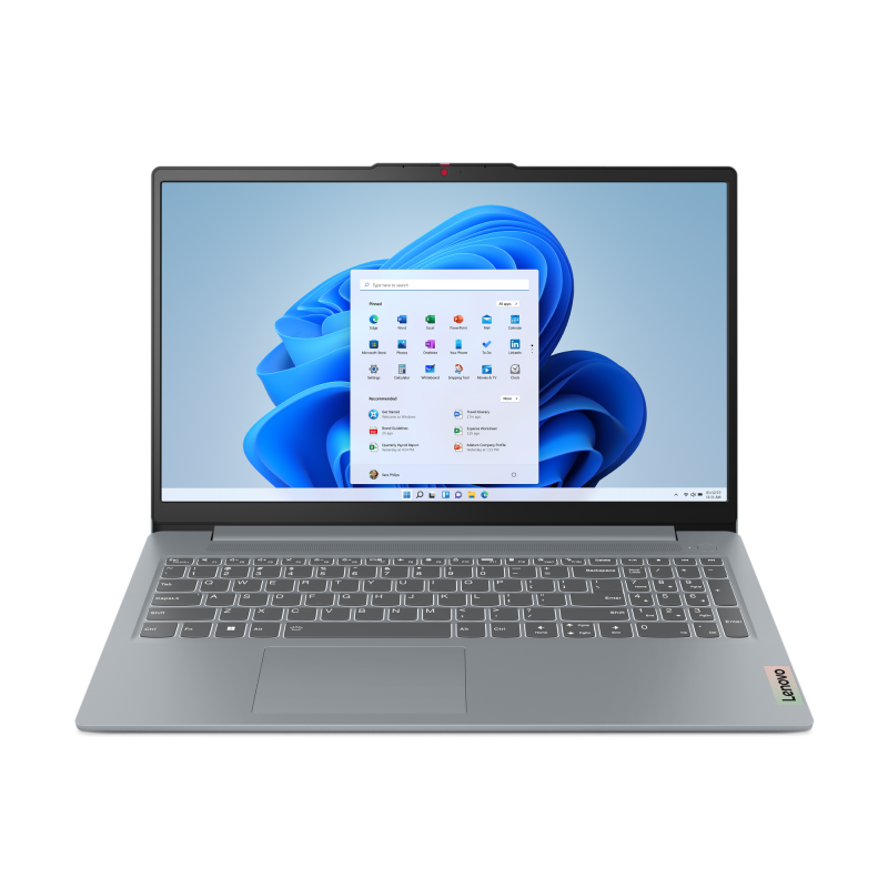Laptop Consumer Lenovo IdeaPad Slim 3 15ABR8, cu procesor AMD Ryzen 5 5625U, 15.6'' IPS, 16 GB DDR4-3200, 512 GB, AMD Radeon Graphics, Fara OS, 3 ani Garantie - imaginea 1