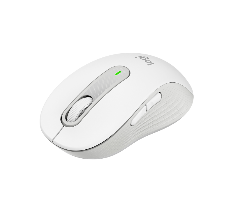 Mouse Wireless Logitech Signature M650, 4000 DPI, Alb - imaginea 1