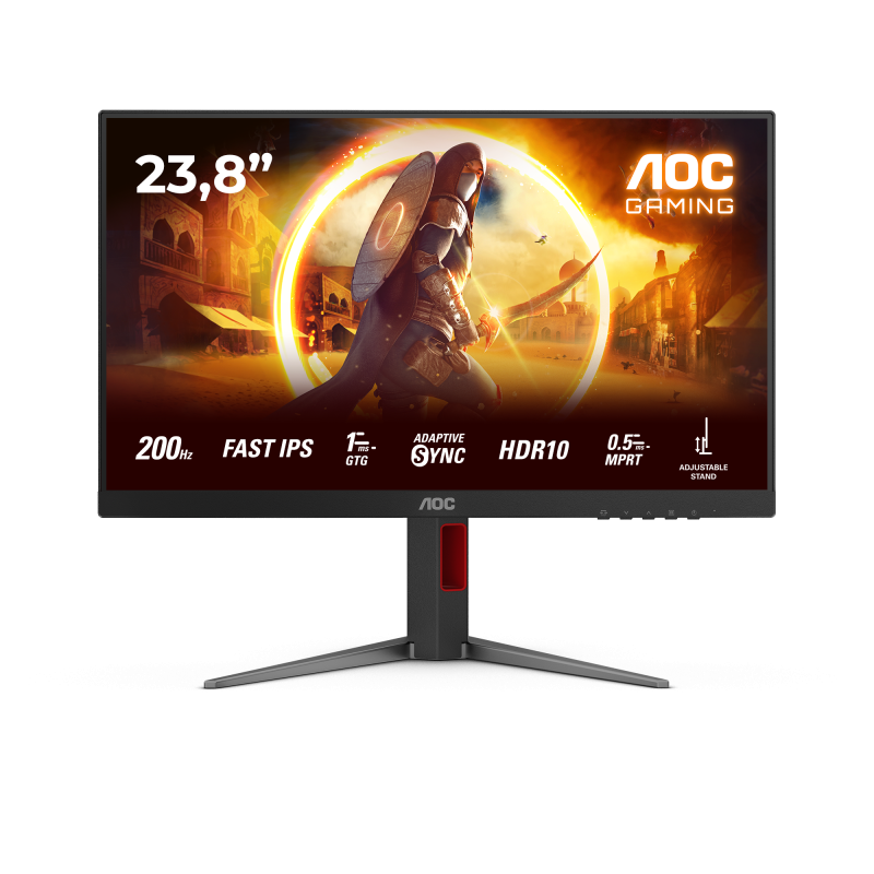 Monitor Consumer AOC 24G4HA, 23.8", 1920 x 1080 pixeli, Black, 3 ani Garantie - imaginea 1