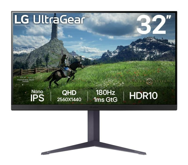 Monitor Consumer LG 32GS85Q-B, 31.5", 2560 x 1440 pixeli, Black, 3 ani Garantie - imaginea 1