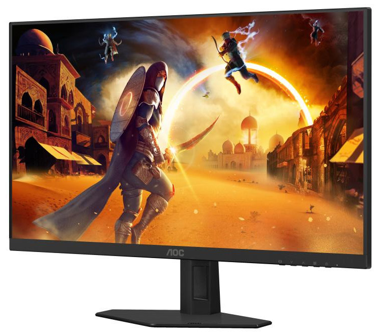 Monitor Consumer AOC Q24G4RE, 23.8", 2560 x 1440 pixeli, Black, Red, 3 ani Garantie