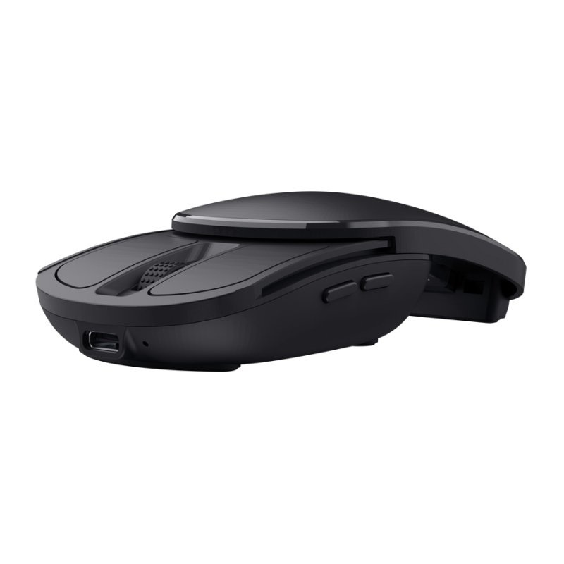 Mouse Wireless Trust Zylo Pocket Foldable, 2400 dpi, Negru - imaginea 1