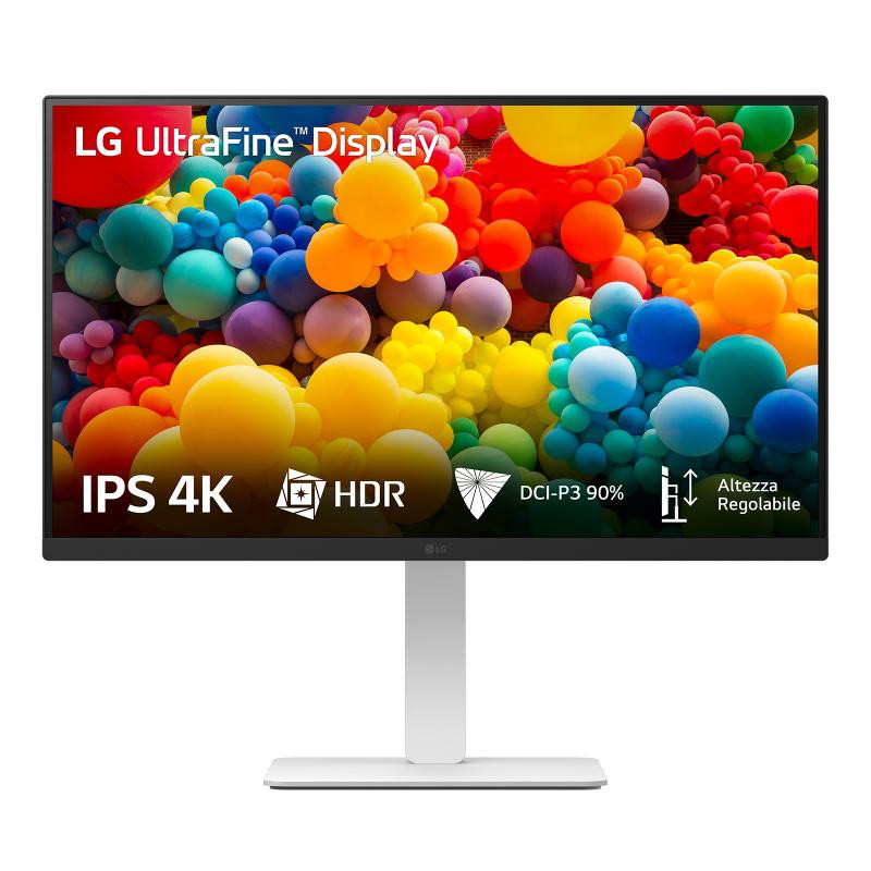 Monitor Consumer LG 27US550-W, 27", 3840 x 2160 pixeli, White, 3 ani Garantie - imaginea 1