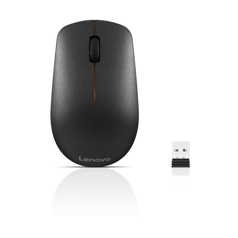 Mouse Wireless LENOVO GY50R91293, 1200 dpi, Negru - imaginea 1