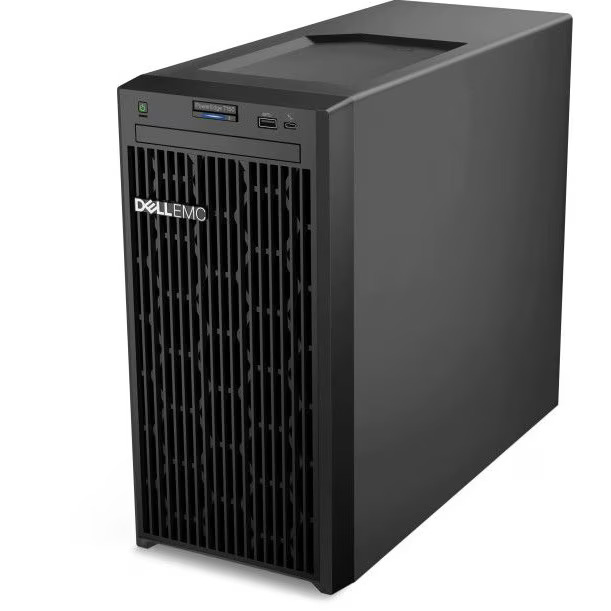 Server Dell PowerEdge T150, 4 Bay 3.5 inch, Intel 4 Core Xeon E-2314 2.8 GHz up to 4.5 GHz, 16 GB DDR4 ECC, 2 TB HDD SAS, 4 Ani Garantie, Refurbished - imaginea 1