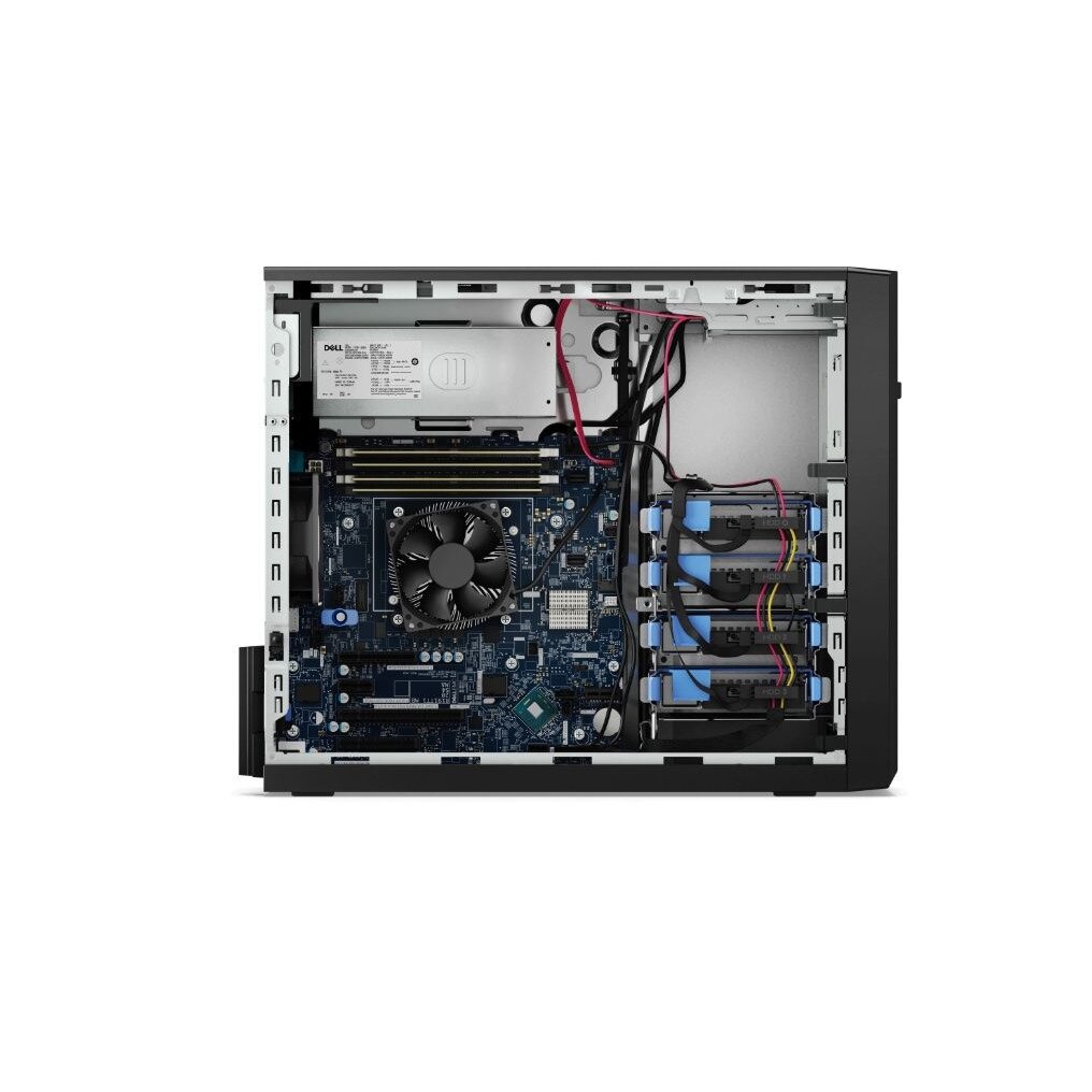 Server Dell PowerEdge T150, 4 Bay 3.5 inch, Intel 4 Core Xeon E-2314 2.8 GHz up to 4.5 GHz, 16 GB DDR4 ECC, 2 TB HDD SAS, 4 Ani Garantie, Refurbished - imaginea 4