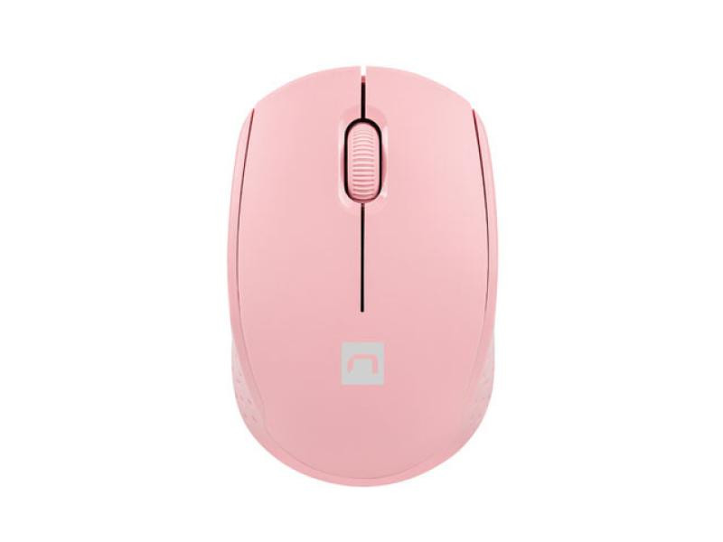 Mouse Wireless NATEC STORK, 1600 dpi, Roz - imaginea 1