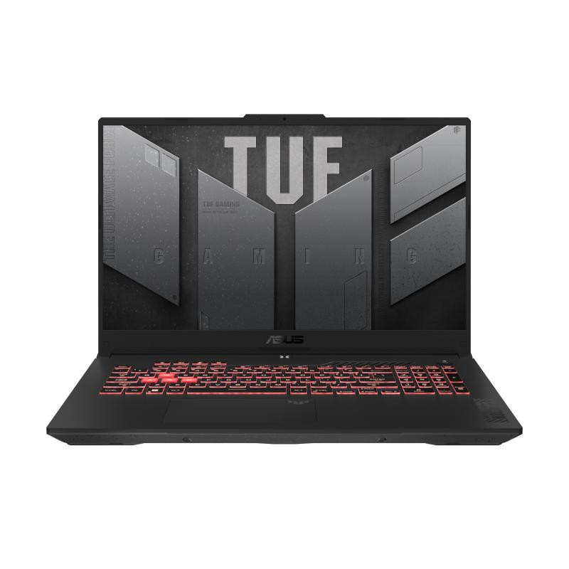 Laptop Gaming ASUS TUF Gaming A17, cu procesor AMD Ryzen 7 7445HS, 17.3'' IPS, 16 GB DDR5, 512 GB, NVIDIA GeForce RTX 4050, 6GB GDDR6, Fara OS, 2 ani Garantie - imaginea 1