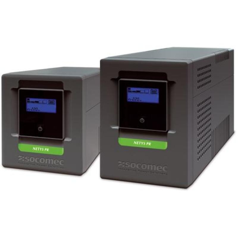 UPS SOCOMEC NPR-2000-MT, 1400W, LCD, USB, Tower - imaginea 1