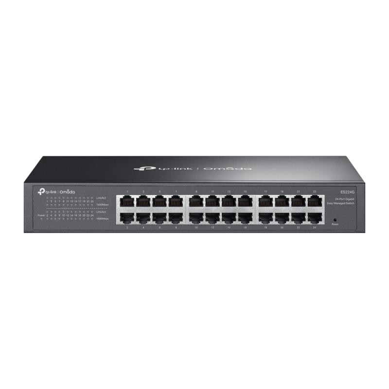 Omada 24-Port Gigabit Easy Managed Switch PORT: 24× Gigabit RJ45 Ports SPEC: 1U 13-inch Rack-mountable Steel Case FEATURE: Integration with Omada SDN Controller and Omada Cloud Essentials, Flow Control, Loopback Detection, Port Isolation, Port Mirroring, LAG, VLAN, IGMP Snooping, QoS, Storm Control - imaginea 1
