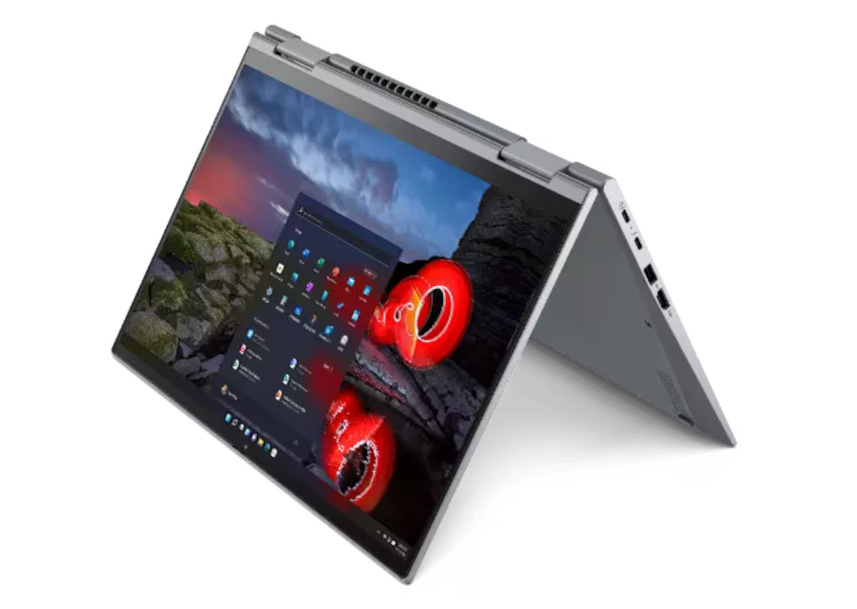 Laptop 2 in 1 Lenovo ThinkPad X1 Yoga G6, Intel Core i7 1185G7 3.0 GHz up to 4.8 GHz, Intel Iris Xe Graphics, Tastatura QWERTY US Backlit, Wi-Fi, Bluetooth, WebCam, 4G, Display 14" 1920 by 1200 Touchscreen, Pen, 32 GB LPDDR4x, 512 GB SSD M.2 NVMe; Windows 11 Pro; 3 Ani Garantie, Premium, Refurbished - imaginea 1
