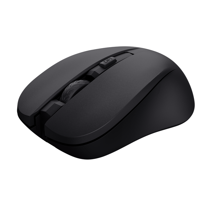 Mouse Wireless Trust Mydo, 1800 dpi, Negru - imaginea 3