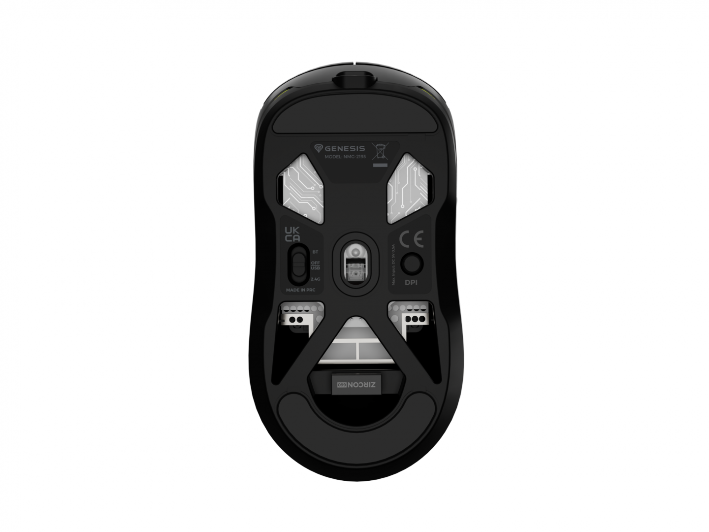Mouse Gaming Wireless GENESIS Zircon 660 PRO, 26000 DPI, Negru - imaginea 11