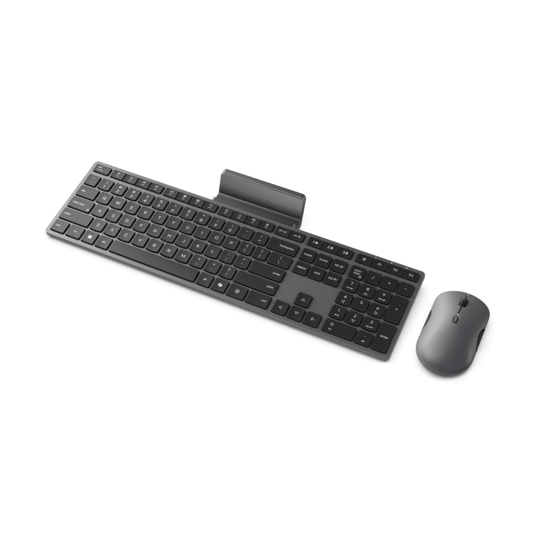 Kit wireless tastatura si mouse Lenovo 700 Modern, taste numerice, gri inchis - imaginea 4
