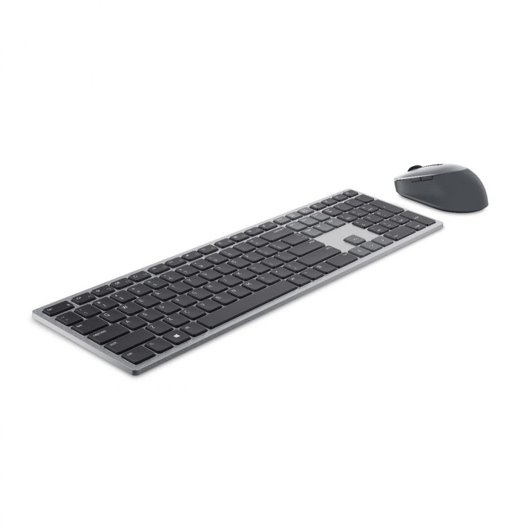 Kit Wireless tastatura si mouse Dell KM7321W, taste numerice, Gri - imaginea 3