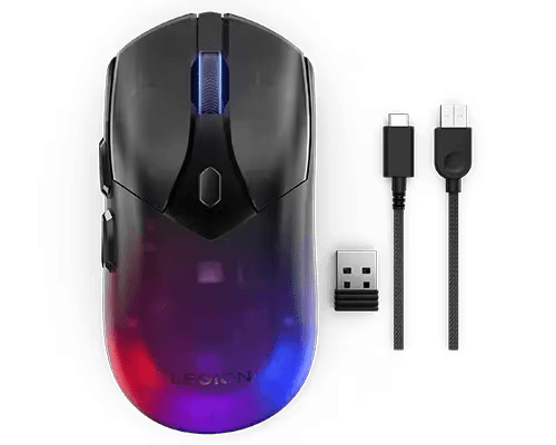 Mouse Gaming Wireless LENOVO Legion M410, 16000 dpi, Multicolor - imaginea 1