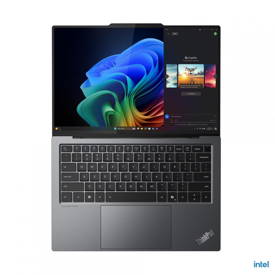 Laptop Business Lenovo ThinkPad X9-14 Gen 1, cu procesor Intel Core Ultra 7 258V, 14'' OLED, 32 GB LPDDR5x, 512 GB, Intel Arc 140V, Windows 11 Pro, 3 ani Garantie - imaginea 7