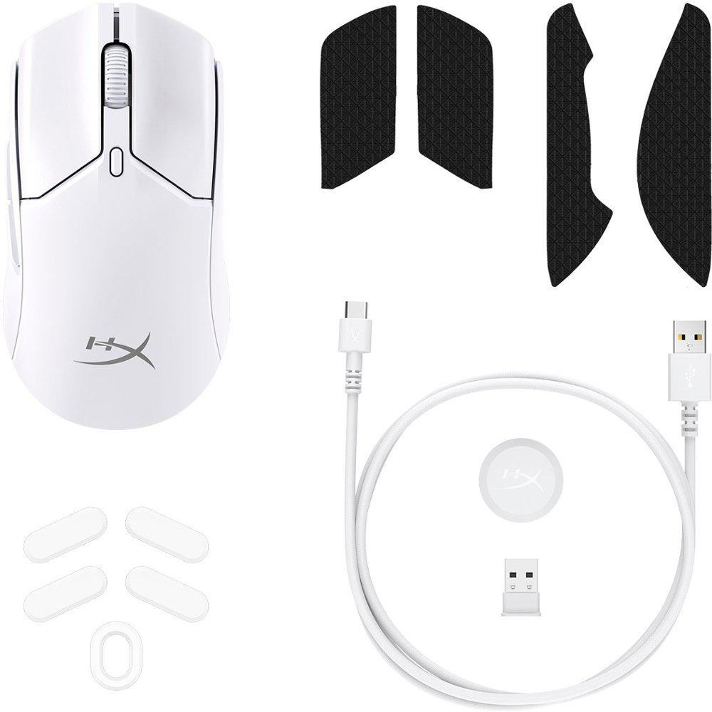 Mouse Gaming Wireless HyperX Pulsefire Haste 2 Core Wireless, 3600 DPI, Alb - imaginea 5