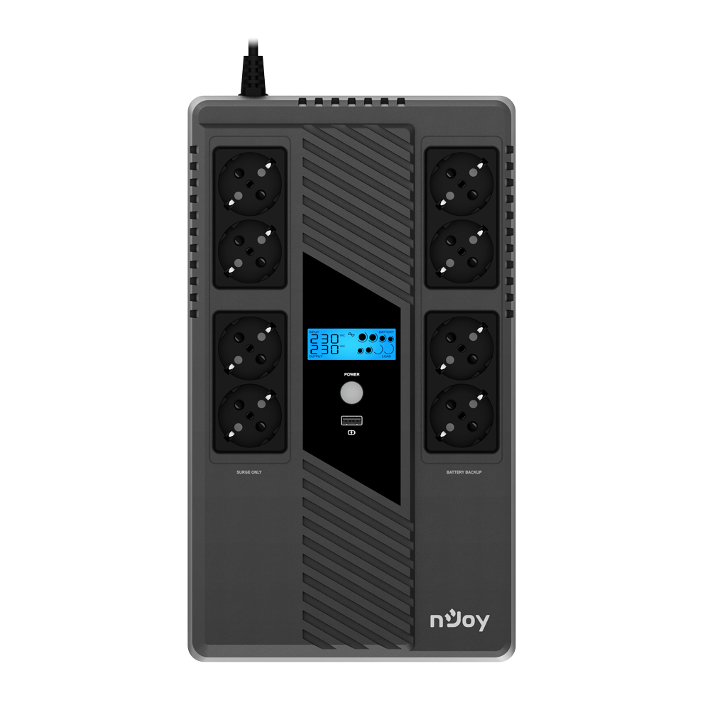 UPS nJoy Token 800 VA / 480 W Capacity 800 VA / 480 W - imaginea 2