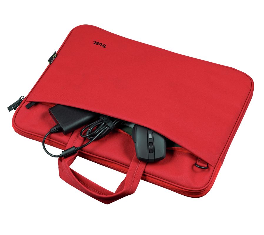 Geanta laptop Trust Bologna Eco 16", rosu - imaginea 3