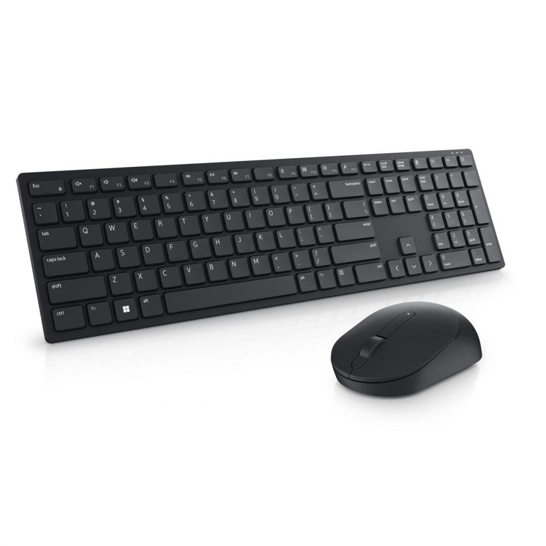 Kit Wireless tastatura si mouse Dell Premier KM5221W, taste numerice, negru - imaginea 1