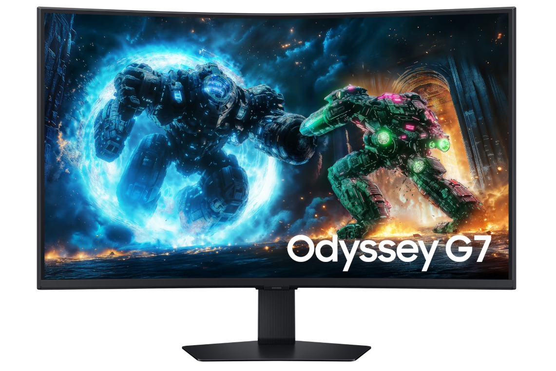 Monitor Samsung 37" LS37FG750EUXEN, Curvature: 1000R, Diagonal (inch): 37, Diagonal (cm): 93, Aspect ratio: 16:9, Panel: VA, Resolution: 3840x2160, Refresh Rate: 165Hz, Response time GtG: 1ms, Brightness (max): 350 cd/m², Contrast (static) : 3000:1, Viewing angle: 178/178, Color Gamut Type: DCI-P3 - imaginea 1