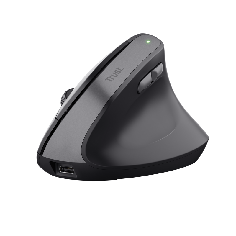 Mouse Wireless Trust Bayo II, 2400 dpi, Negru - imaginea 1