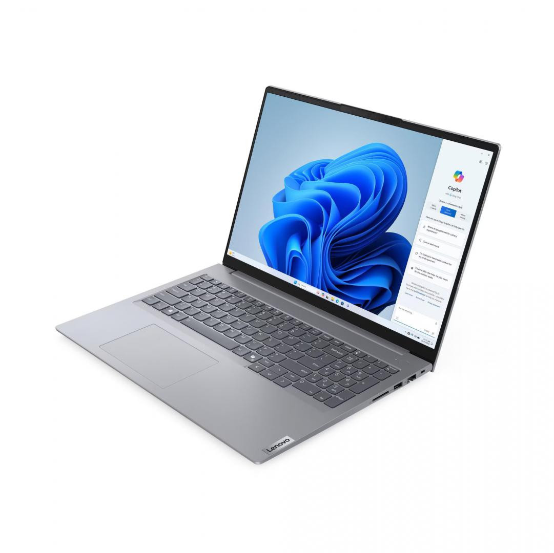 Laptop SMB Lenovo ThinkBook 14 G8 IAL, cu procesor Intel Core Ultra 5 225U, 14'' IPS, 16 GB DDR5, 512 GB, Intel Graphics, Fara OS, 3 ani Garantie - imaginea 2