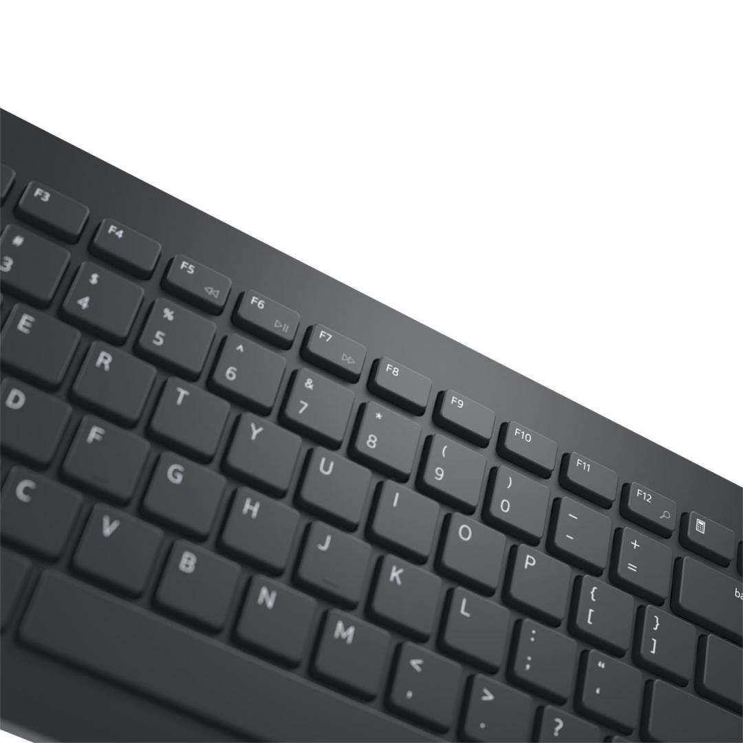 Kit Wireless tastatura si mouse Dell KM3322W, taste numerice, Negru - imaginea 5