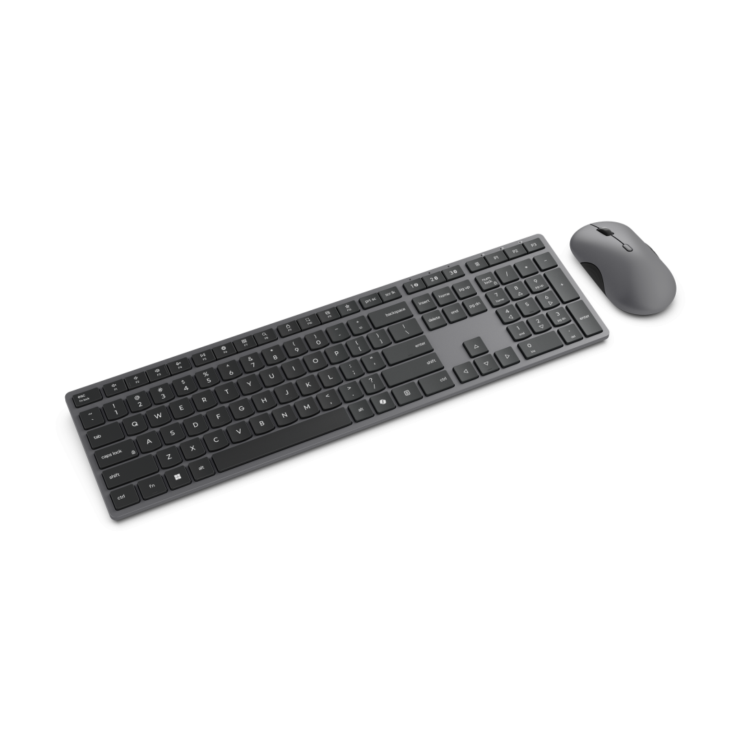 Kit wireless tastatura si mouse Lenovo 700 Modern, taste numerice, gri inchis - imaginea 5