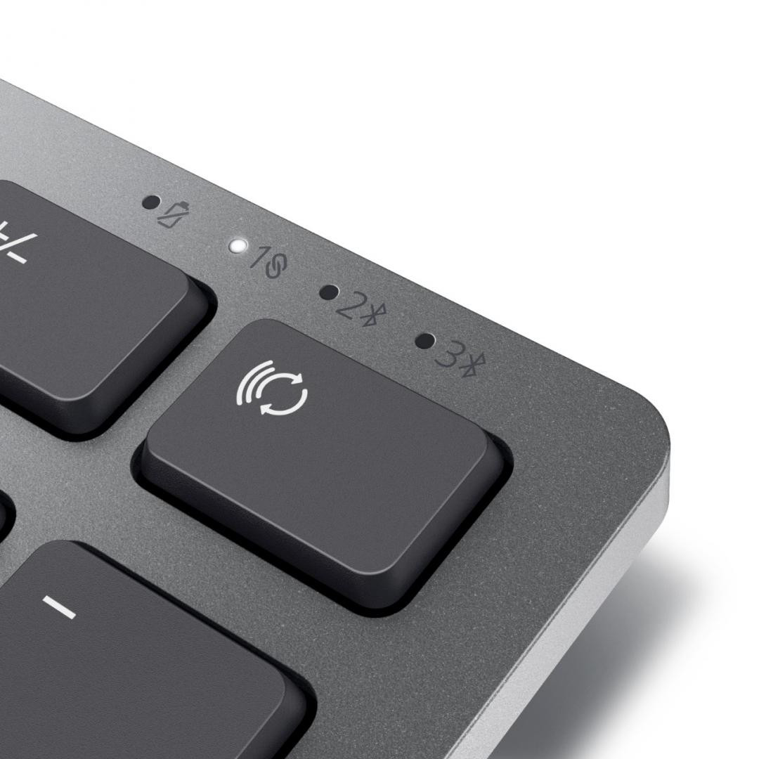 Kit Wireless tastatura si mouse Dell KM7321W, taste numerice, Gri - imaginea 6