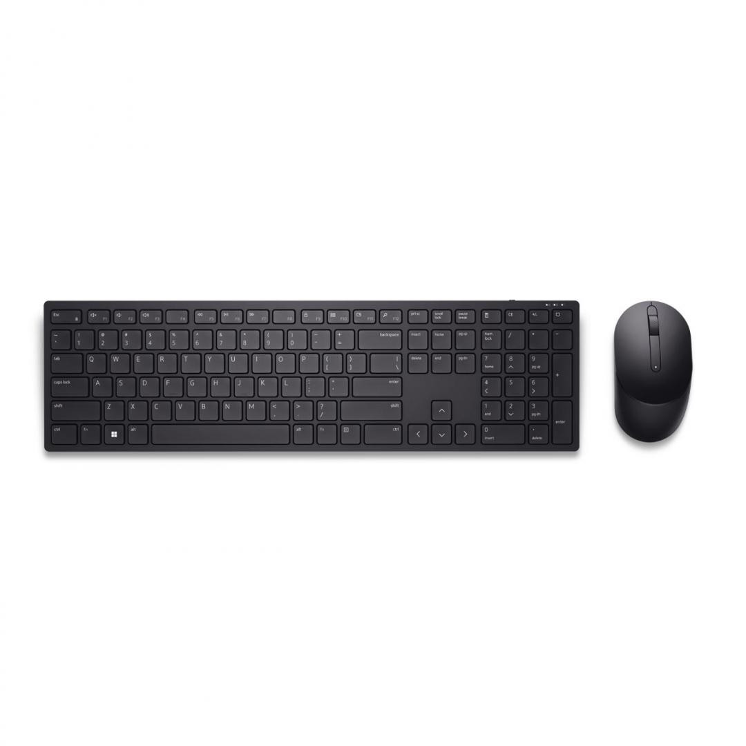 Kit Wireless tastatura si mouse Dell Premier KM5221W, taste numerice, negru - imaginea 5