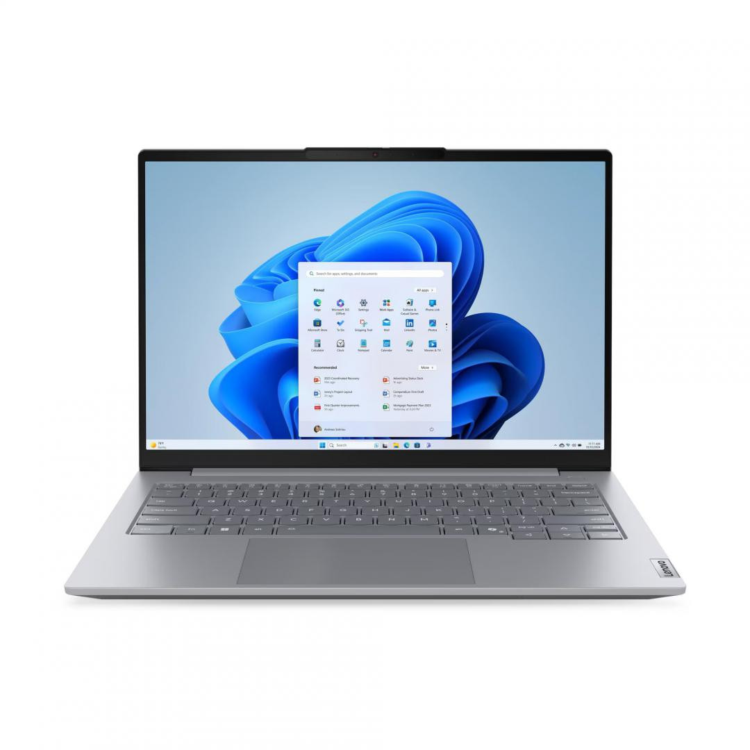 Laptop SMB Lenovo ThinkBook 14 G8 IAL, cu procesor Intel Core Ultra 7 255H, 14'' IPS, 16 GB DDR5, 512 GB SSD, Intel Arc 140T, Fara OS, 3 ani Garantie - imaginea 3
