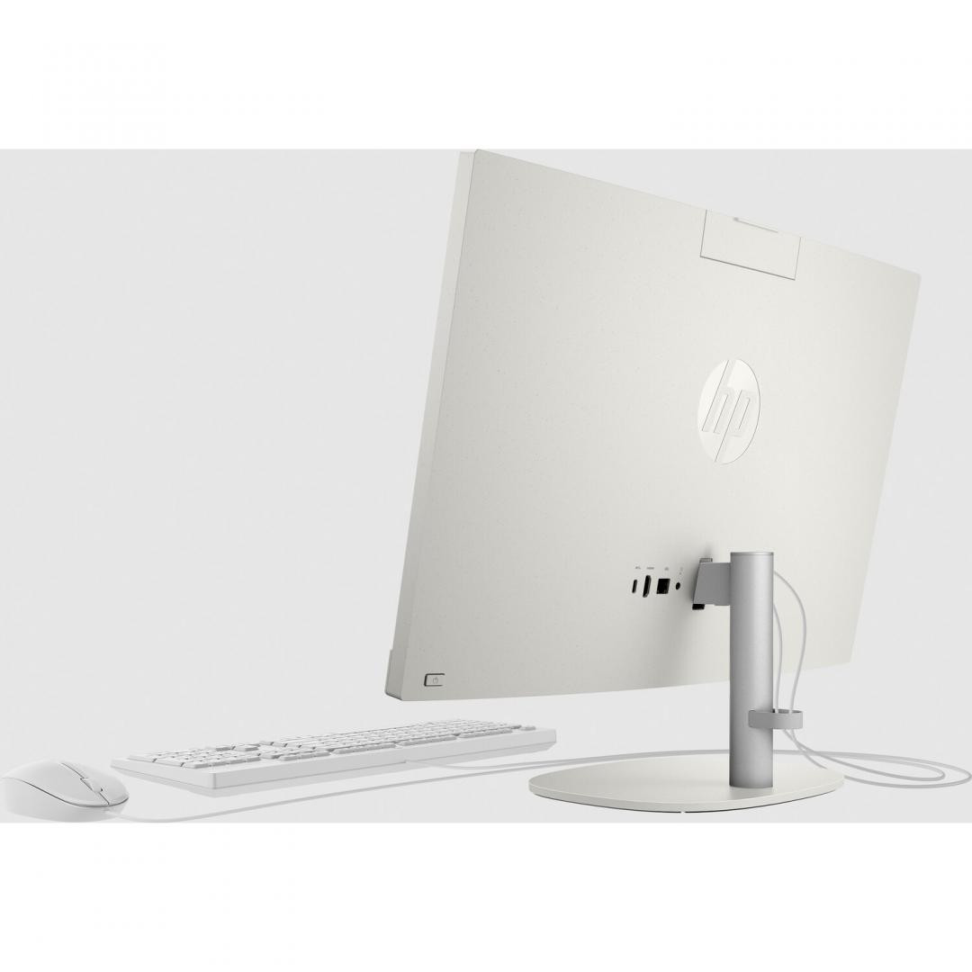 All-in-One Business HP ProOne 240 G10 cu procesor Intel Core i5-1334U pana la 4.6 GHz, 24 inch, FHD, 16 GB, Intel Iris Xe Graphics, Windows 11 Pro, White, 3 ani Garantie - imaginea 4