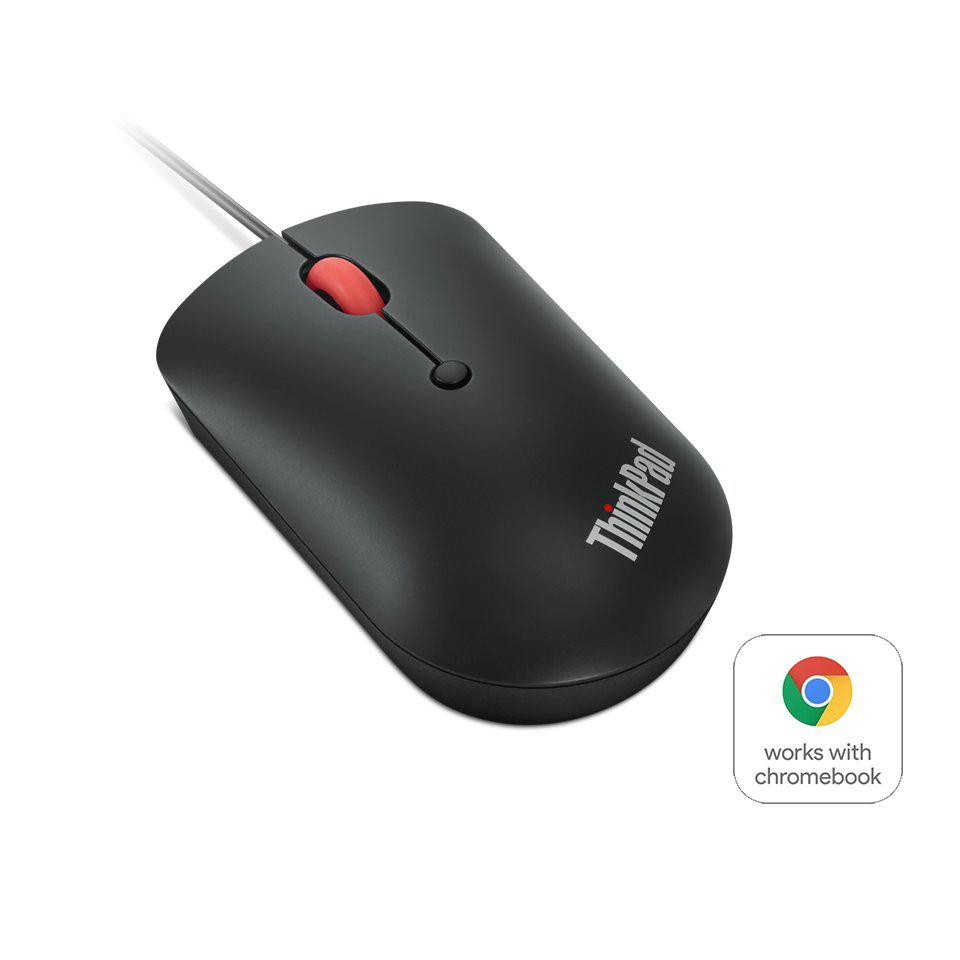 Mouse LENOVO ThinkPad USB-C Wired Compact Mouse, 2400 dpi, Negru - imaginea 6