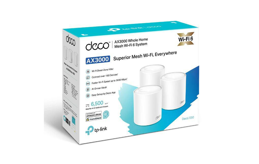 Router wireless TP-LINK Deco X50, WIFI 6, Mesh, Dual Band - imaginea 4