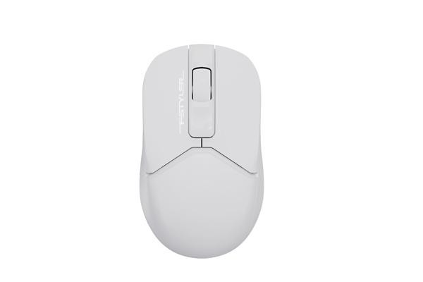 Mouse Wireless A4TECH FG12, 1200 dpi, Alb - imaginea 1