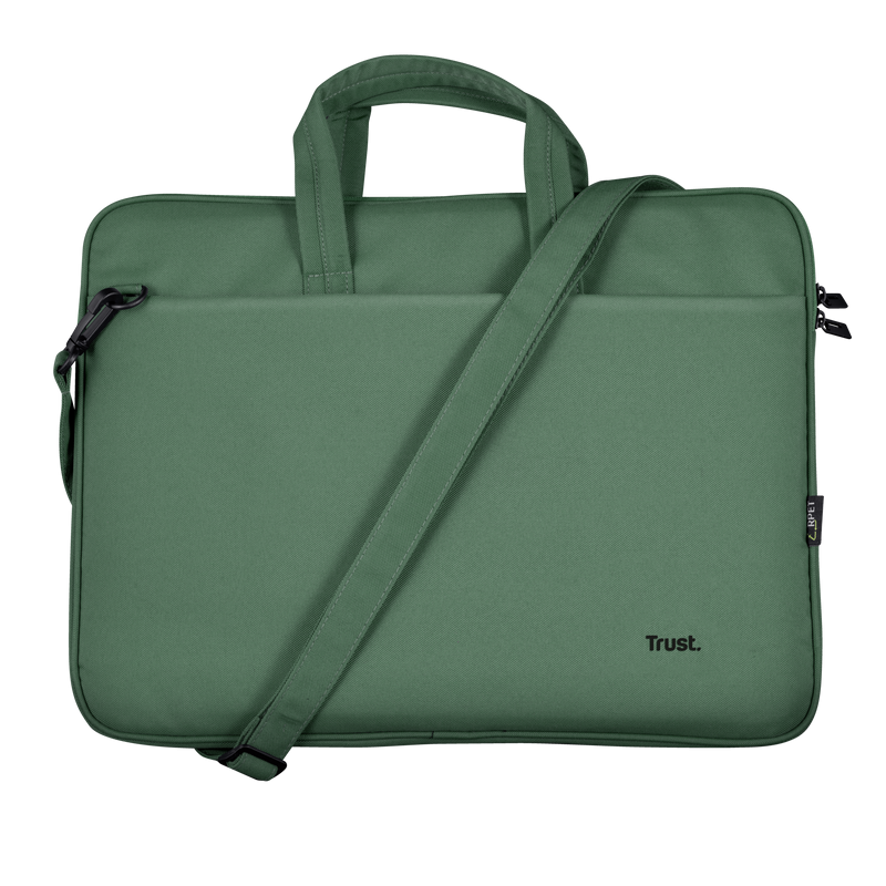 Geanta laptopuri Trust Bologna Eco 16", verde - imaginea 2