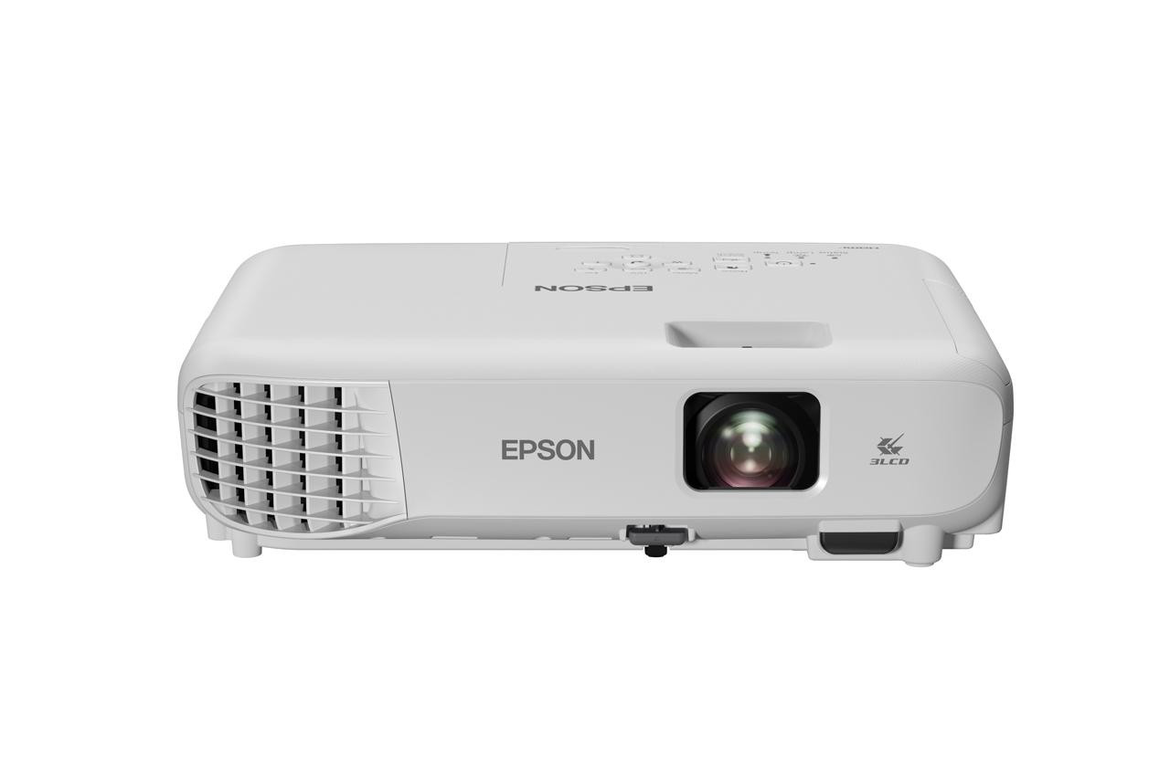 PROIECTOR EPSON EB-W53, Tehnologie 3LCD, Luminozitate: 4000LM, Rezolutie: WXGA, HD Ready, Aspect Ratio: 16:10, Contrast: 16000:1, Durata viata lampa: 6.000h, 12.000 eco mode, Refresh rate: 100-120Hz, 16.77 mil. culori, Diagonala proiectare: 33-375", Lentila F1.44, focus manual, Interfata: USB, HDMI - imaginea 1