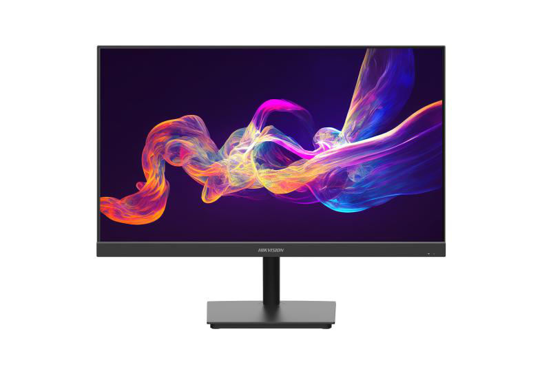 Monitor Hikvision FHD 23.8" DS-D5024F2-AP2; E-LED backlit technology with full HD 1920×1080; HDMI support up to 1080P; Brightness: 250 cd/m2; Contrast: 1000:1; Response Time: 14ms; VESA: 75 mm × 75 mm (4 - M4 × 6 mm), dimensiuni: cu baza: 539.7 (W) mm × 427.33 (H) mm × 185.69(D) m, fara baza: 539.7 - imaginea 1