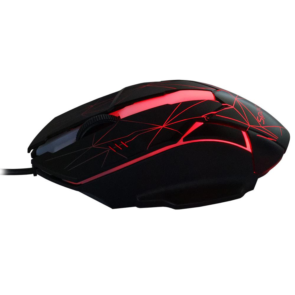 Kit Wired tastatura si mouse SPACER SP-GK-01, taste numerice, Negru - imaginea 3